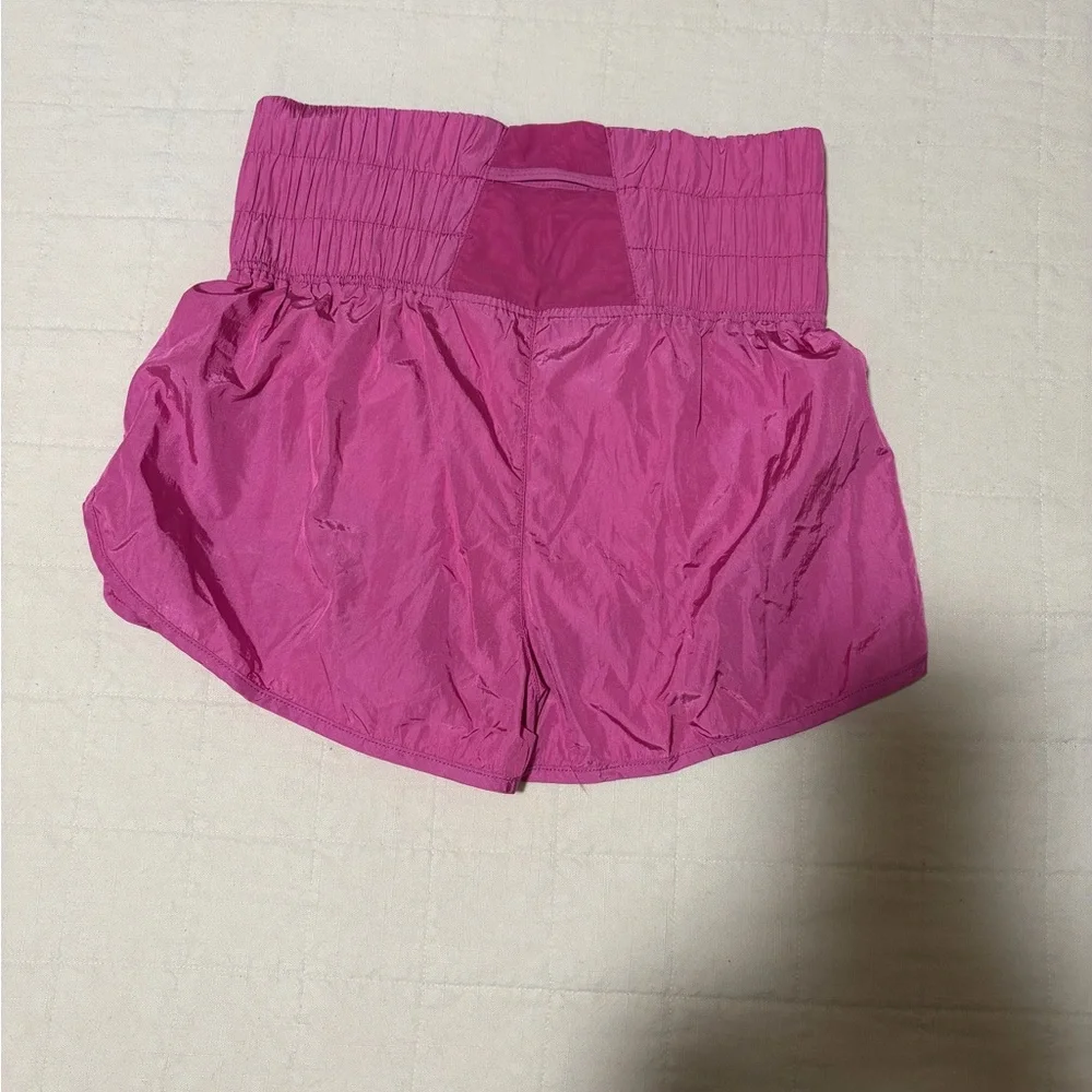 FP Movement by Free People Magenta High-Waisted Shorts - Picture 2 of 5
